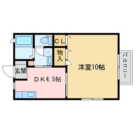 ディアス住吉Ⅱの物件間取画像